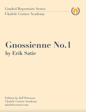 Load image into Gallery viewer, Gnossienne No.1 by Erik Satie for Low G Ukulele - PDF Download