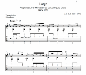 Largo BWV 1056 by J.S. Bach