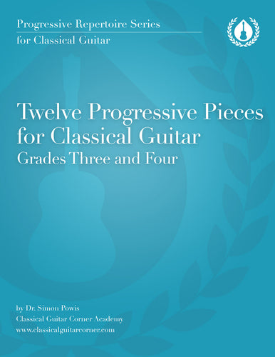 12 Progressive Pieces for Classical Guitar (Beginner/Intermediate) [PDF]