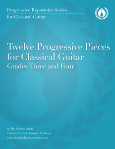 12 Progressive Pieces for Classical Guitar (Beginner/Intermediate) [PDF]