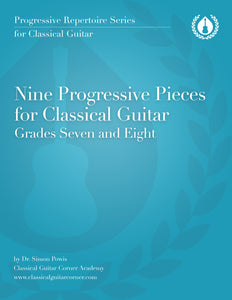 9 Progressive Pieces for Classical Guitar (Advanced) [PDF]