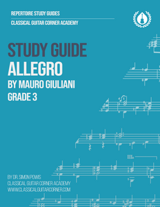 Allegro by Mauro Giuliani Study Guide [PDF]