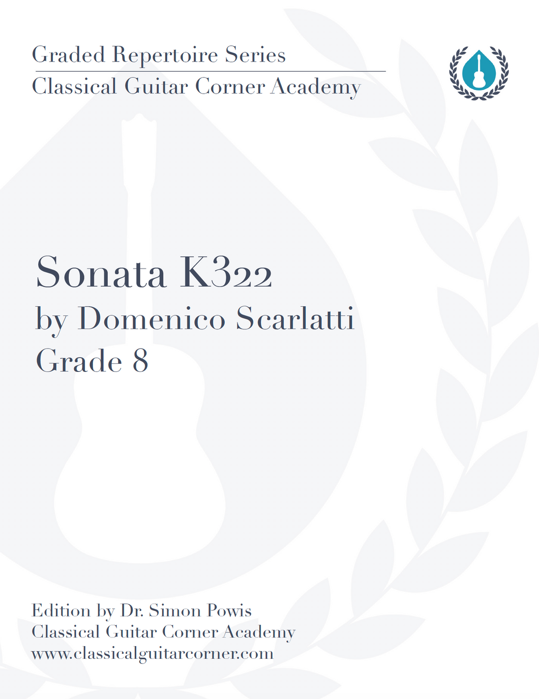 Sonata K322 by Domenico Scarlatti TAB